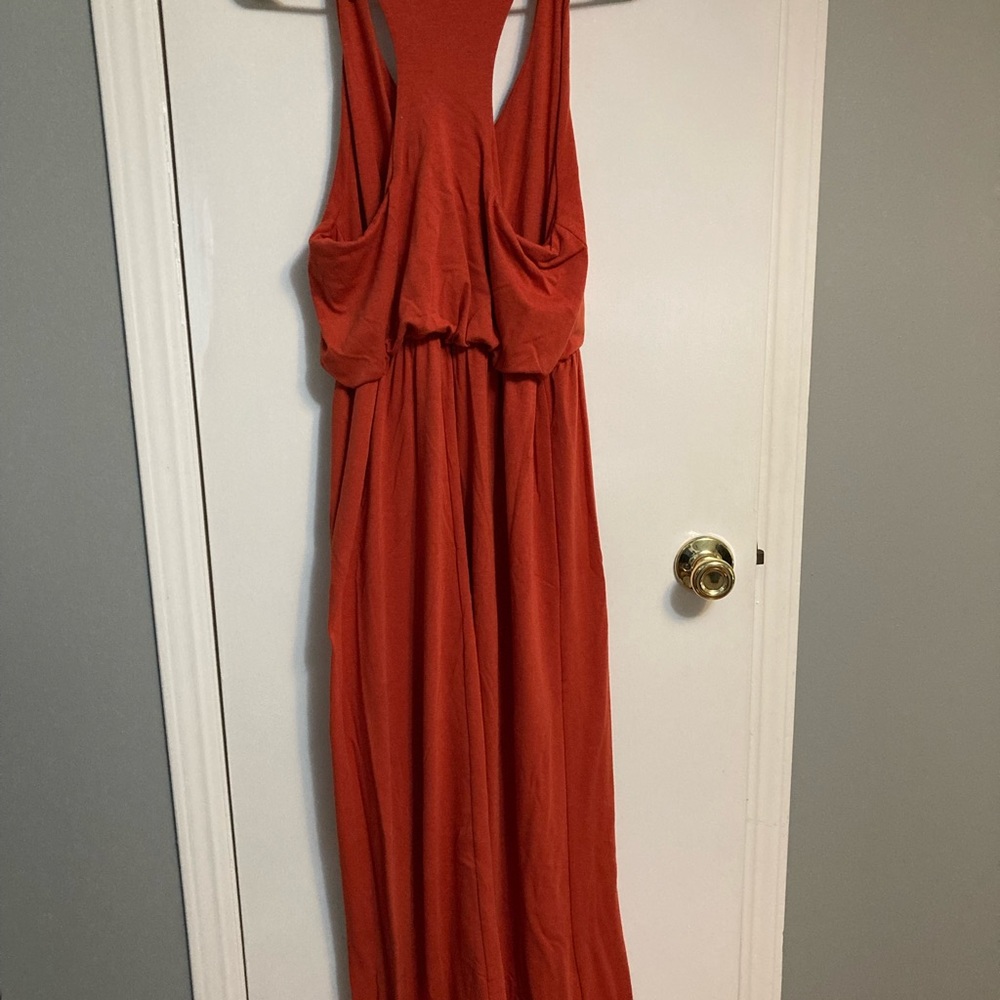 Large Cotton Maxi Dress - Picture 2 of 4